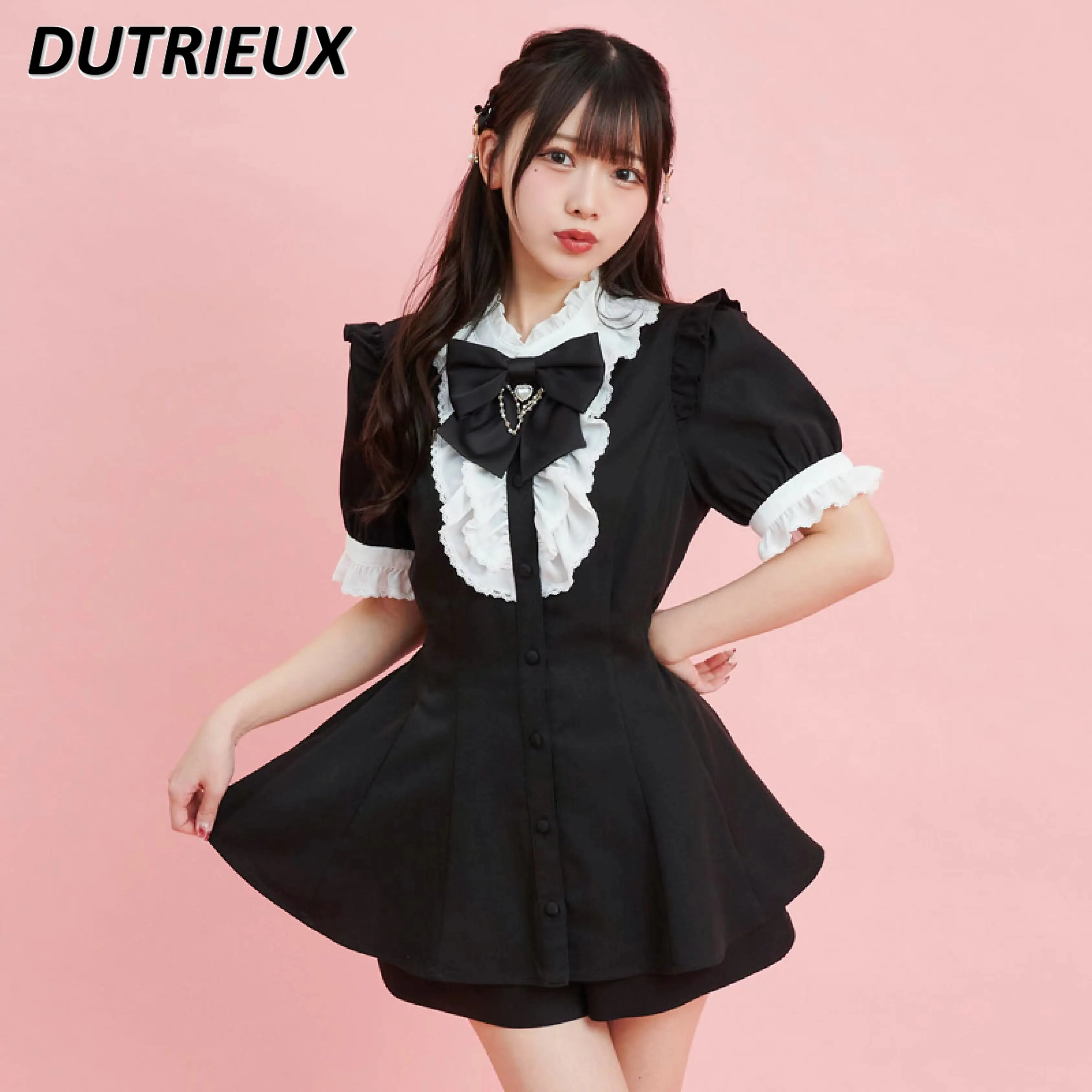 Mine Japanese SC Suit Women 2024 Summer New Nipped Waist High Slimming Plaid Shirt Dress High Waist Shorts Culottes 2-Piece Set
Mine Japanese SC Suit Women 2024 Summer New Nipped Waist High Slimming Plaid Shirt Dress High Waist Shorts Culottes 2-Piece Set