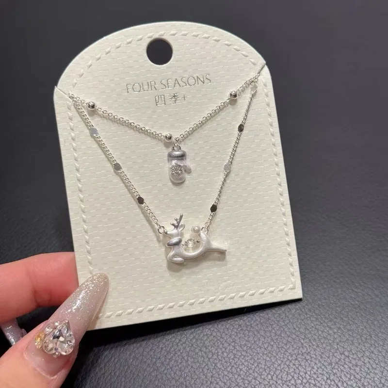 Autumn and Winter Jewelry Year of The Horse Birthday Year Clavicle Chain Light Luxury Premium Flower Pendant Deer Bracelet Bow N
Autumn and Winter Jewelry Year of The Horse Birthday Year Clavicle Chain Light Luxury Premium Flower Pendant Deer Bracelet Bow N