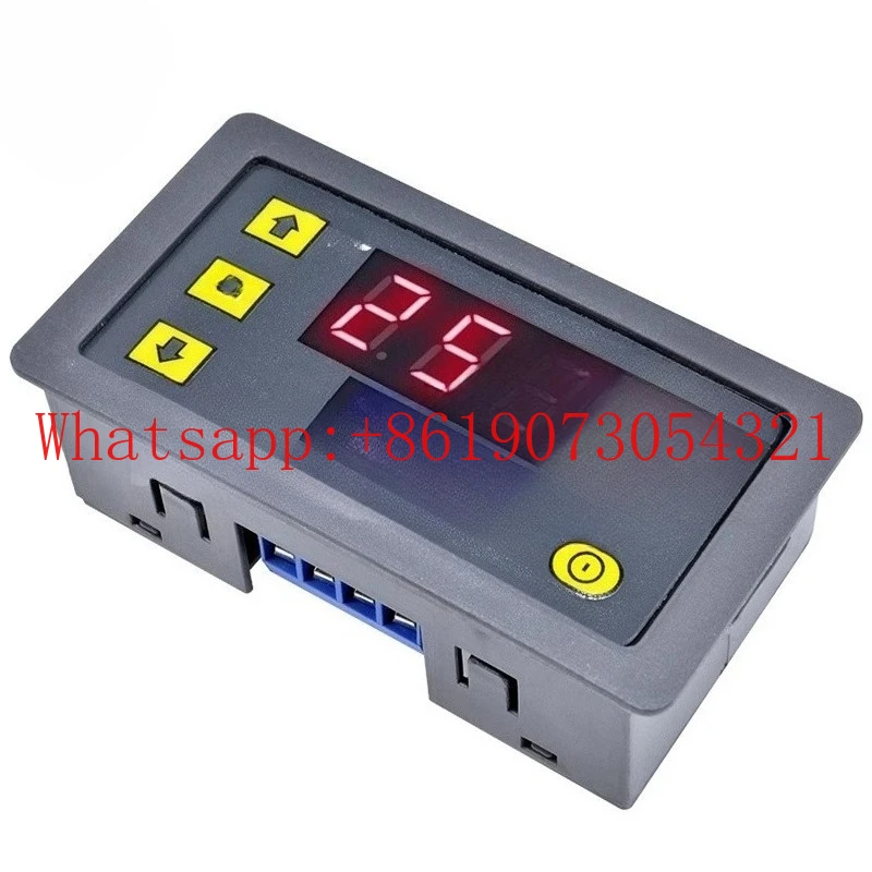 Таймер задержки 12V24V220V, модуль реле времени с двойным цифровым дисплеем и задержкой бесконечной цикла, многофункциональный
Таймер задержки 12V24V220V, модуль реле времени с двойным цифровым дисплеем и задержкой бесконечной цикла, многофункциональный