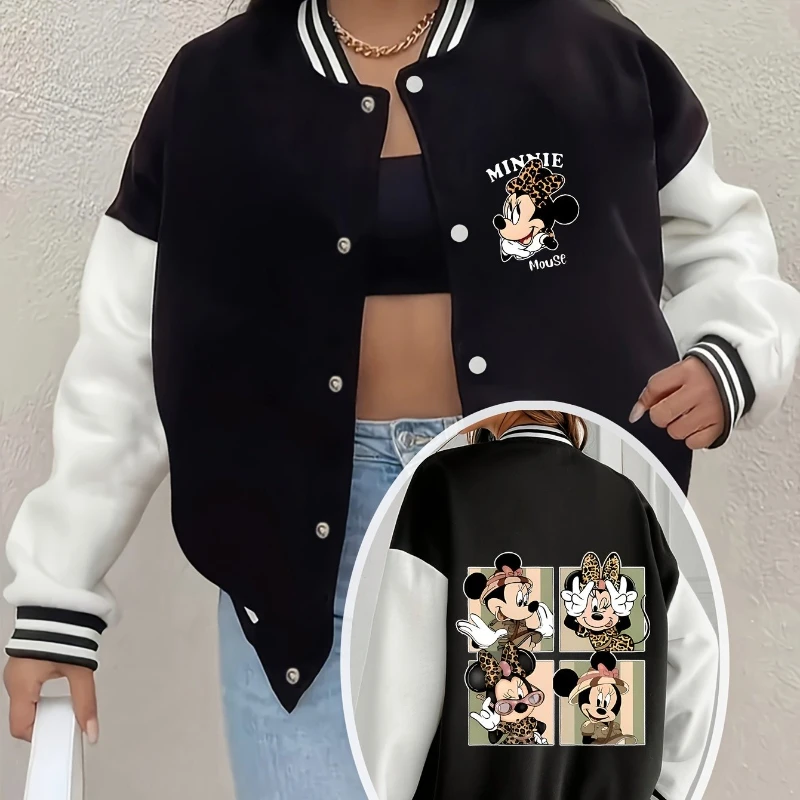 Disney-themed Women's Baseball Jacket Women's Jacket Autumn and Winter New Men and Women Couples Street Wear
Disney-themed Women's Baseball Jacket Women's Jacket Autumn and Winter New Men and Women Couples Street Wear