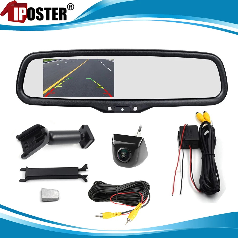 iPoster Replacement 4.3 Inch LCD Screen Car Rear View Mirror Monitor No1 Bracket+Reversing Camera For Toyota Jeep Ford Nissan
iPoster Replacement 4.3 Inch LCD Screen Car Rear View Mirror Monitor No1 Bracket+Reversing Camera For Toyota Jeep Ford Nissan