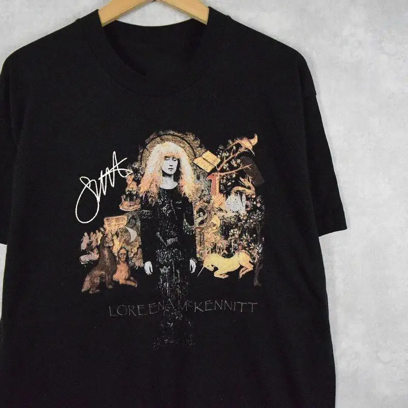 Vtg Loreena McKennitt In Tour Cotton Black All Size T Shirt
Vtg Loreena McKennitt In Tour Cotton Black All Size T Shirt