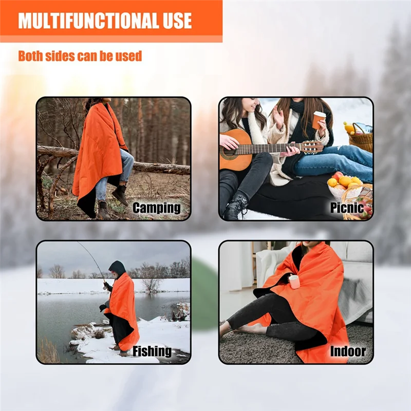 Outdoor Camping Fall & Winter Warm Windproof Blanket Camping Waterproof Poncho Shake Velvet Camping Blanket
Outdoor Camping Fall & Winter Warm Windproof Blanket Camping Waterproof Poncho Shake Velvet Camping Blanket