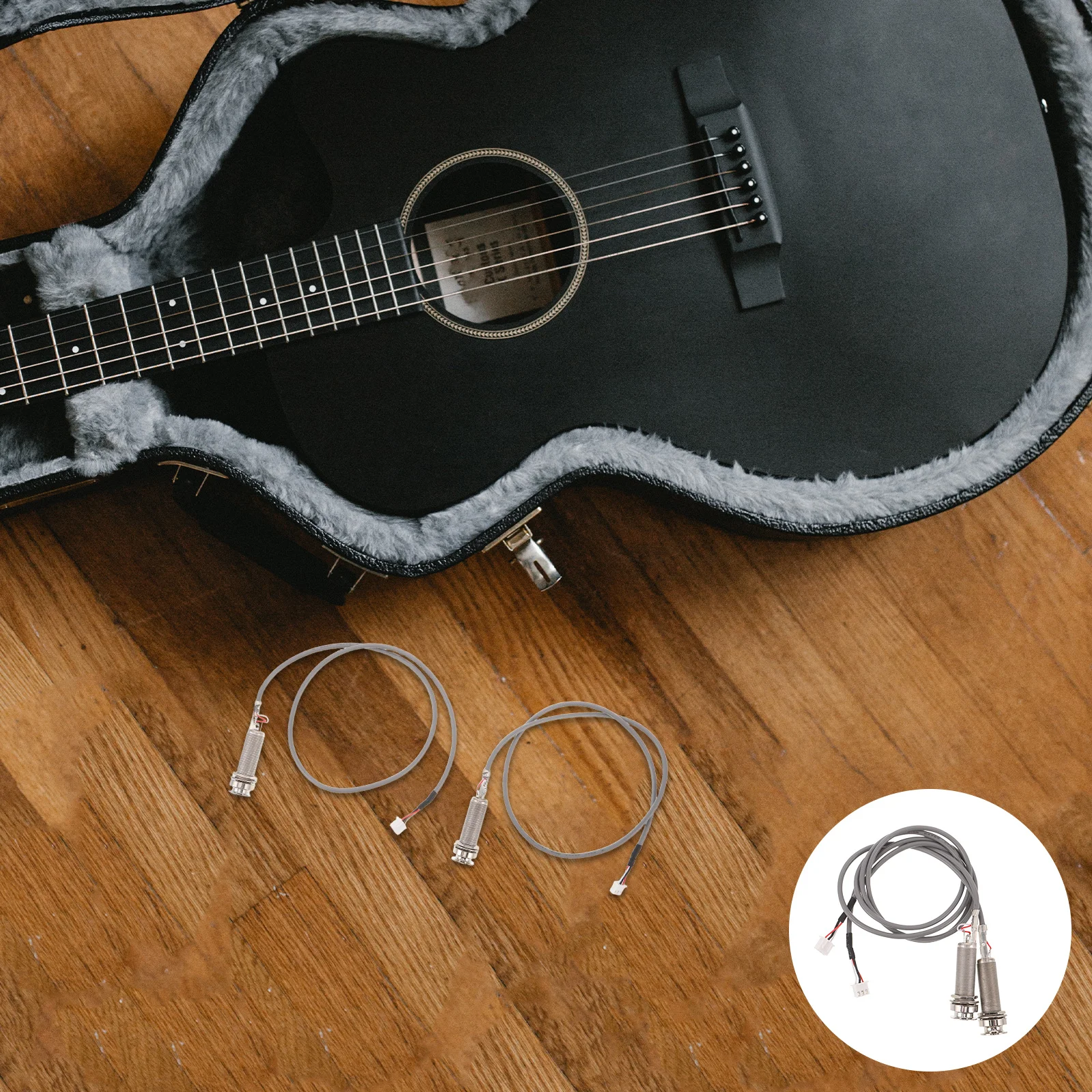 2Pcs Guitar Pickup Endpin Jack with 6.35mm Cable Enhanced Aesthetics Pure Tone Transfer Compatible with Acoustic Electric
2Pcs Guitar Pickup Endpin Jack with 6.35mm Cable Enhanced Aesthetics Pure Tone Transfer Compatible with Acoustic Electric