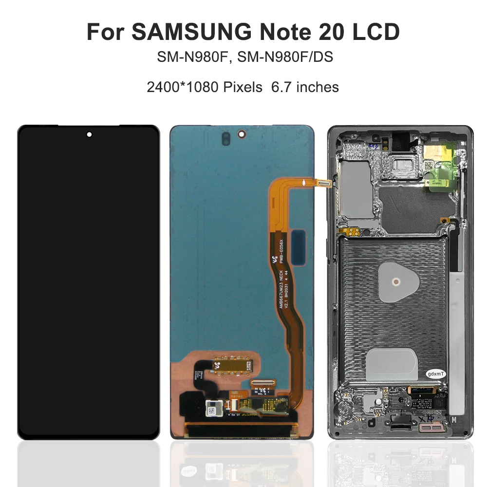 6,7 ''Note 20 для Samsung для Ori Note20 N980 N980F N980F/DS ЖК-дисплей сенсорный экран дигитайзер в сборе Замена
6,7 ''Note 20 для Samsung для Ori Note20 N980 N980F N980F/DS ЖК-дисплей сенсорный экран дигитайзер в сборе Замена
