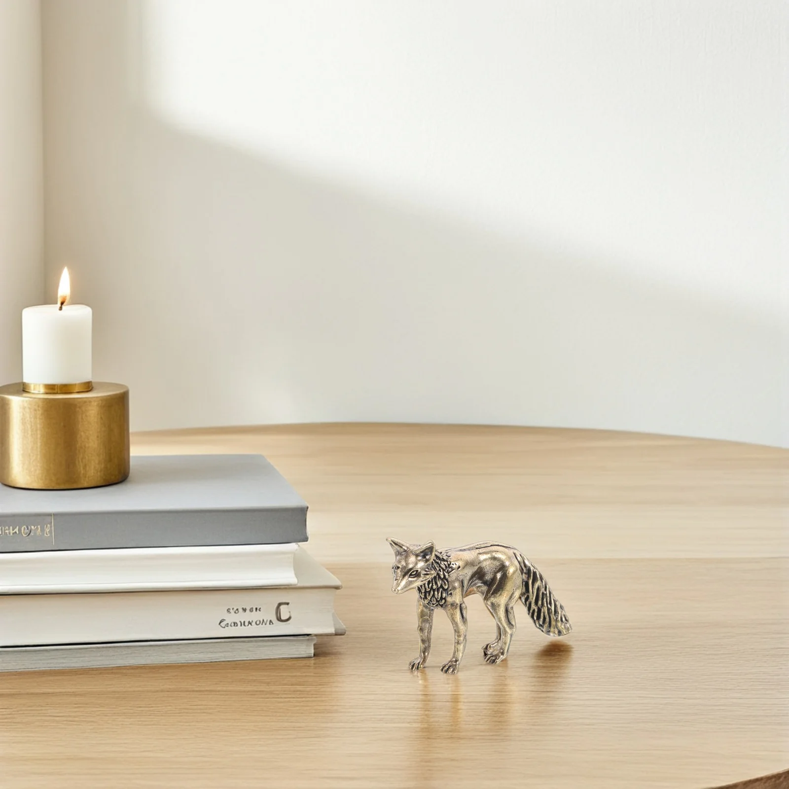 Brass Fox Vintage Small Metal Statue Creative Animal Ornament Tea Pet Miniature Decorative Desk Sculpture
Brass Fox Vintage Small Metal Statue Creative Animal Ornament Tea Pet Miniature Decorative Desk Sculpture