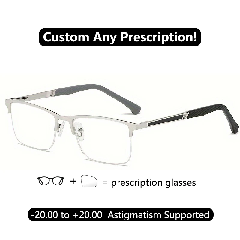 Minus Prescription Glasses Astigmatism Men Custom Different Eyes Progressive Reading Glasses Look Far and Near Myopia Glasses
Minus Prescription Glasses Astigmatism Men Custom Different Eyes Progressive Reading Glasses Look Far and Near Myopia Glasses
