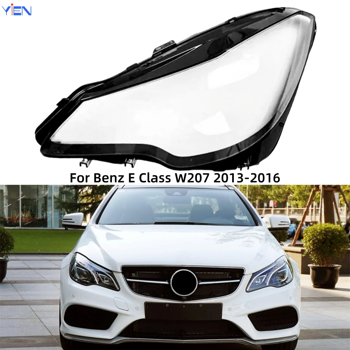 For Mercedes Benz E Class Coupe W207 E200 E250 E300 2013 2014 2015 2016 Car Replacement Parts Lampshade Caps Headlamp Lamp Cover
For Mercedes Benz E Class Coupe W207 E200 E250 E300 2013 2014 2015 2016 Car Replacement Parts Lampshade Caps Headlamp Lamp Cover