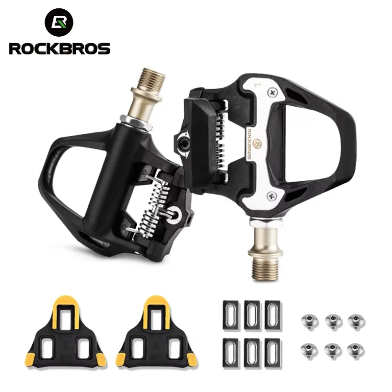 ROCKBROS Bike Self-locking Pedal SPD-SL Cycling Road Bike Bicycle Pedals Ultralight Aluminum Alloy 2 Sealed Bearing Bike Parts
ROCKBROS Bike Self-locking Pedal SPD-SL Cycling Road Bike Bicycle Pedals Ultralight Aluminum Alloy 2 Sealed Bearing Bike Parts