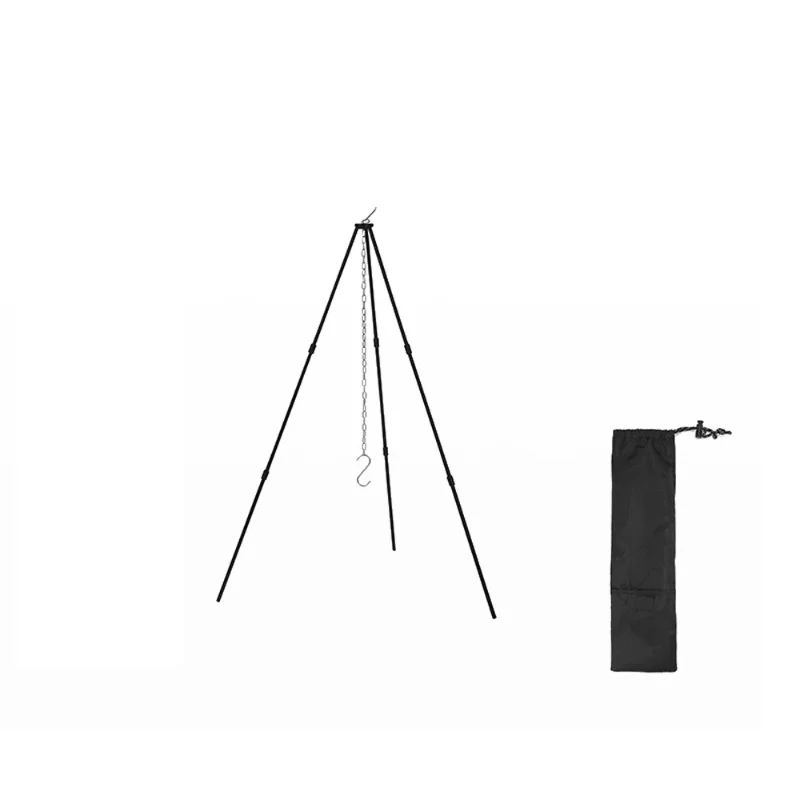 Detachable Outdoor Campfire Tripod Bonfire Rack Portable Aluminum Alloy Hung Pot Stand Folding Bracket For Camping Picnic BBQ
Detachable Outdoor Campfire Tripod Bonfire Rack Portable Aluminum Alloy Hung Pot Stand Folding Bracket For Camping Picnic BBQ