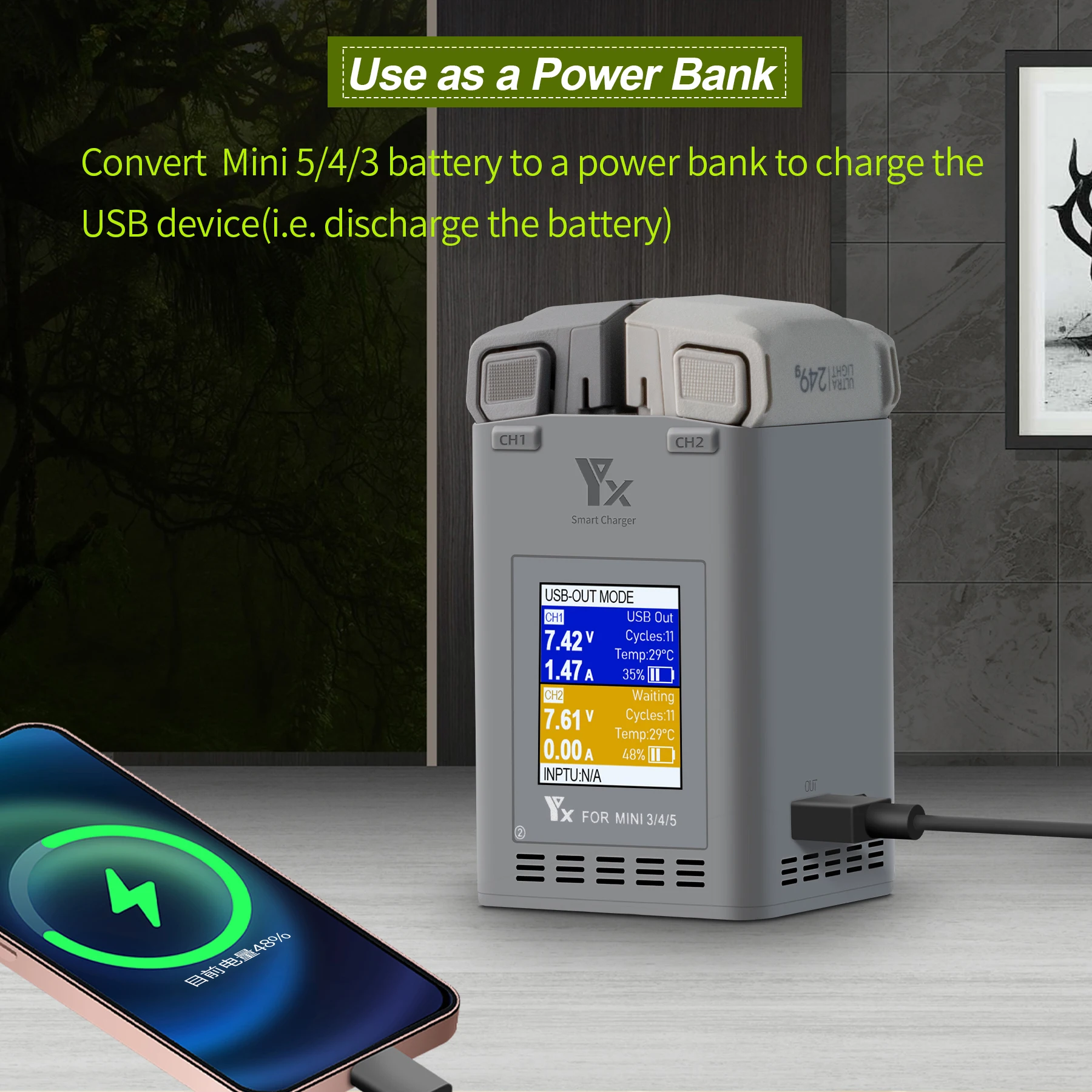 For DJI Mini 5 Pro Mini 4 Pro Mini 3 Pro and Mini 3 Charger Charging Manager
For DJI Mini 5 Pro Mini 4 Pro Mini 3 Pro and Mini 3 Charger Charging Manager