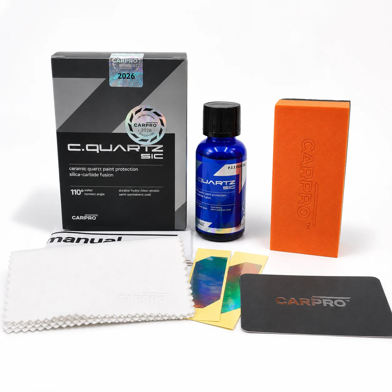 CAR CQUARTZ SiC 30ml Kit Car Ceramic Coating Finish Quartz Based Nanotechnology Bonds To Paint Glass Metal and Plastic
CAR CQUARTZ SiC 30ml Kit Car Ceramic Coating Finish Quartz Based Nanotechnology Bonds To Paint Glass Metal and Plastic