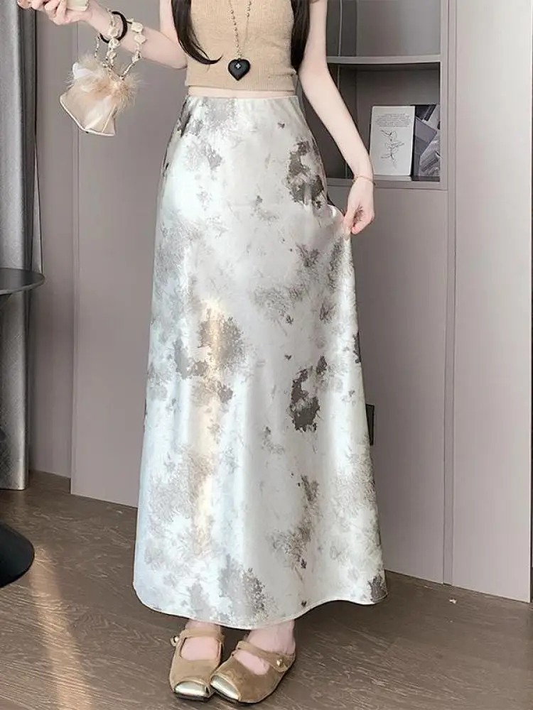 Vintage Women's Black Beige Khaki Floral Holiday Long Skirt Spring Summer Fashion High Waist Elegant Slim Party Skirt Boho Trend
Vintage Women's Black Beige Khaki Floral Holiday Long Skirt Spring Summer Fashion High Waist Elegant Slim Party Skirt Boho Trend