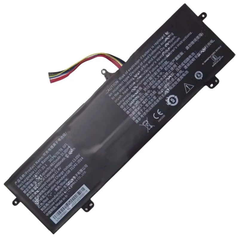Новинка 537077-3S-1 3ICP6/70/78 11,55 V 55.8Wh Аккумулятор для ноутбука 11-pin 9-проводной для 4900-3S-1 нетбука планшетного ПК
Новинка 537077-3S-1 3ICP6/70/78 11,55 V 55.8Wh Аккумулятор для ноутбука 11-pin 9-проводной для 4900-3S-1 нетбука планшетного ПК