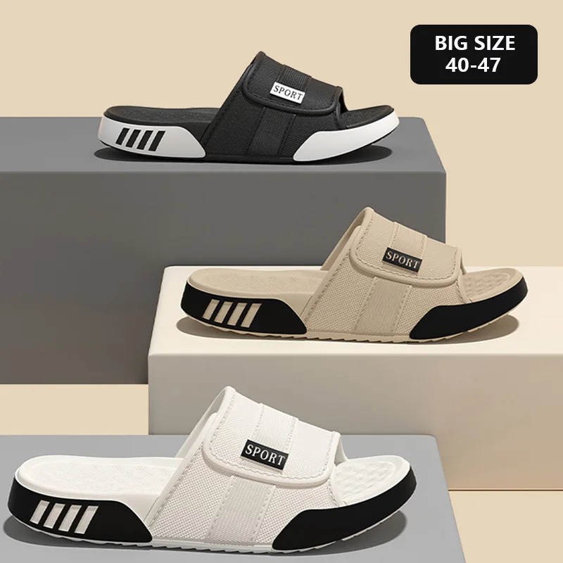 Big Size Men's Slippers Summer Ligtweight Indoor Home Slides EVA Shower Shoes Soft Sole Non-slip Outdoor Casual Beach Sandals
Big Size Men's Slippers Summer Ligtweight Indoor Home Slides EVA Shower Shoes Soft Sole Non-slip Outdoor Casual Beach Sandals