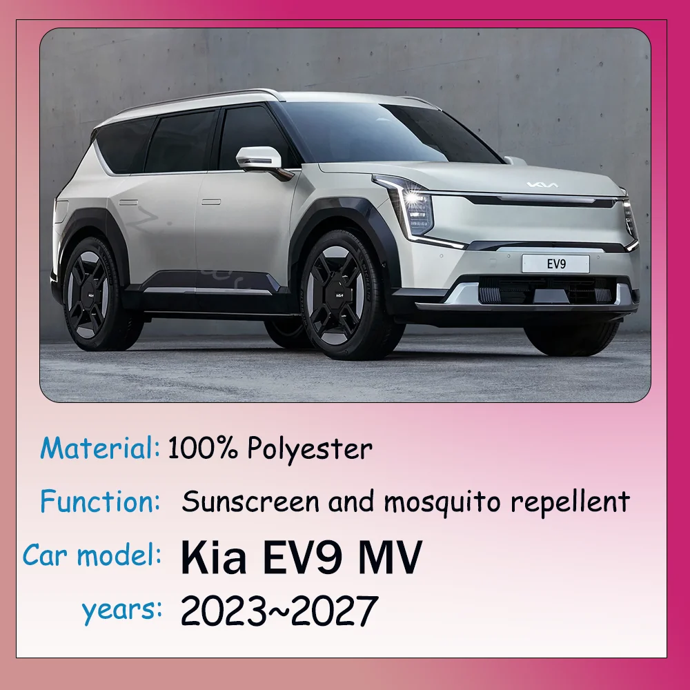 For Kia EV9 MV 2023~2027 2024 2025 2026 Car Magnetic Mesh Privacy Sunshade Side Window Sun Shade Protect Interior Accessories
For Kia EV9 MV 2023~2027 2024 2025 2026 Car Magnetic Mesh Privacy Sunshade Side Window Sun Shade Protect Interior Accessories