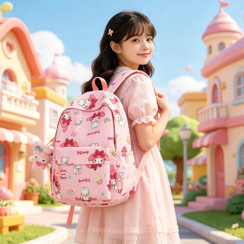 My Melody Girl Backpack Kawaii Cartoon Large Capacity New Anime Figure Light Student Bag Fashion Cute Light School Bag
My Melody Girl Backpack Kawaii Cartoon Large Capacity New Anime Figure Light Student Bag Fashion Cute Light School Bag
