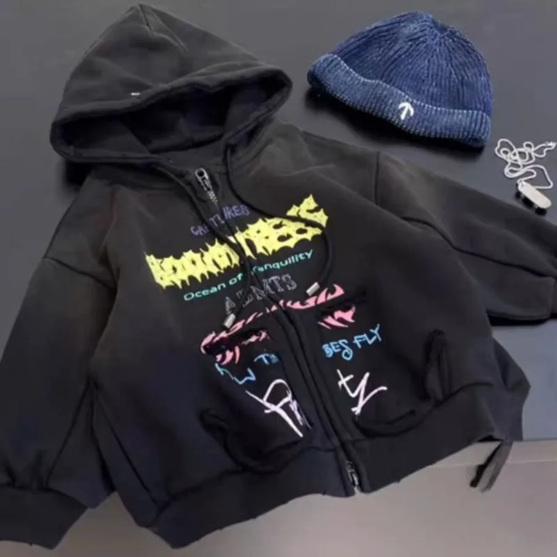 New Boys Jacket Autumn Clothing Korean Version of Children's Foreign Style Explosion Loose Sweater Student Trend Hip-hop Top
New Boys Jacket Autumn Clothing Korean Version of Children's Foreign Style Explosion Loose Sweater Student Trend Hip-hop Top