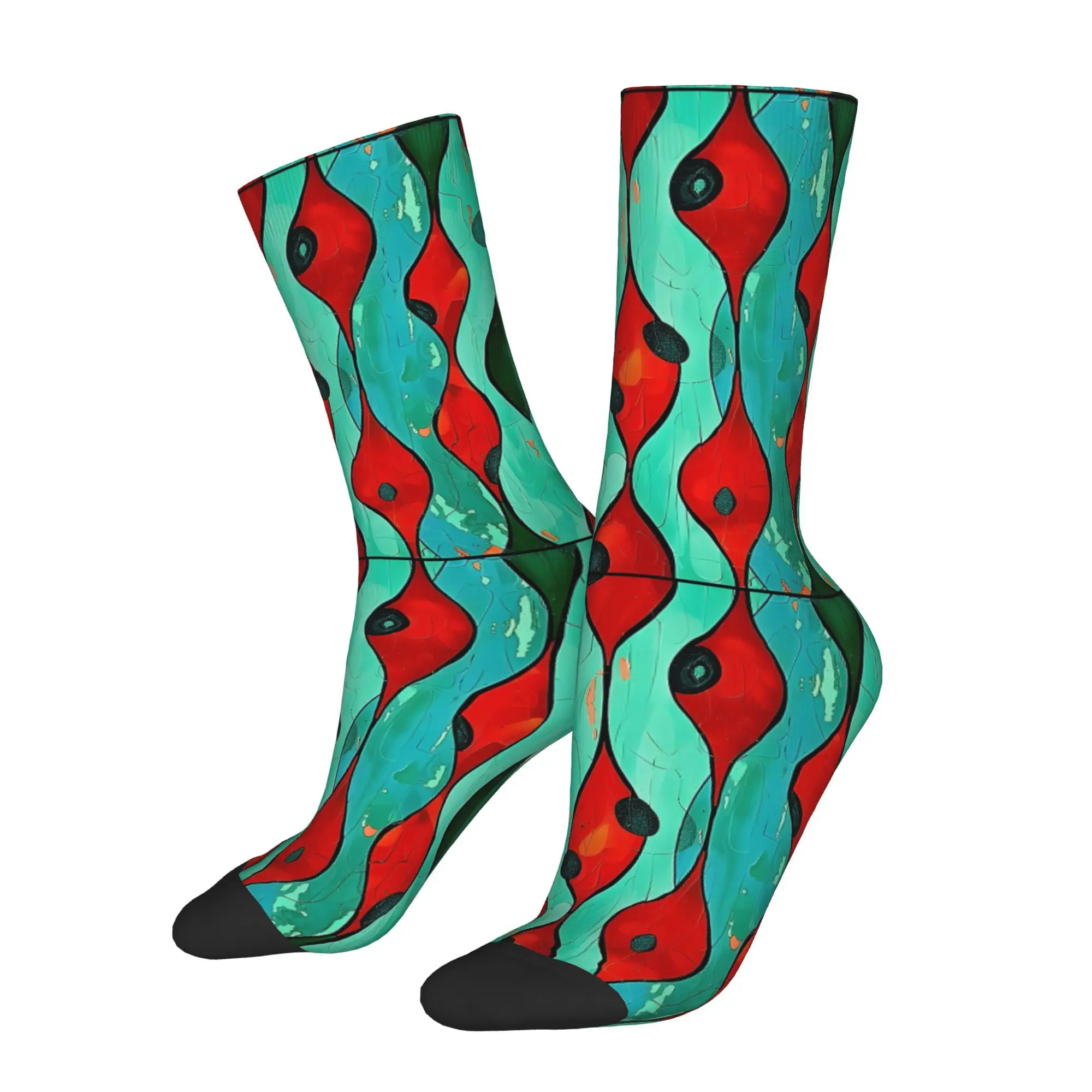 Simple Line Pattern Minimalist Cycling Crew Socks for Men Moisture Novelty All Season Sports Socks
Simple Line Pattern Minimalist Cycling Crew Socks for Men Moisture Novelty All Season Sports Socks