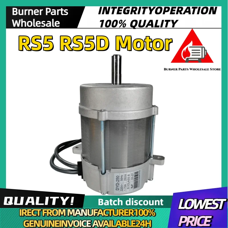 Burner Fan Motor BS2 BS3 BS4 BS5D RS5 RS5D 250W 220V Industrial Combustion Blower Motor Replacement Parts
Burner Fan Motor BS2 BS3 BS4 BS5D RS5 RS5D 250W 220V Industrial Combustion Blower Motor Replacement Parts