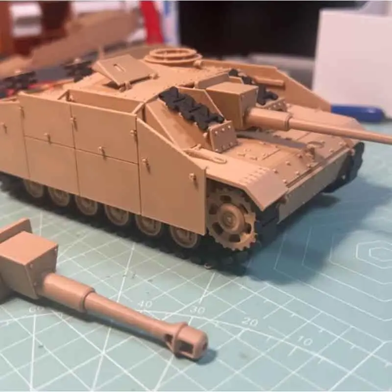 1/35 WWII German StuG III G Assault Gun 3D Printed Model Kit Moving Wheels Tracks 75mm/105mm Gun Barrel Upgrade Wargaming Terrai
1/35 WWII German StuG III G Assault Gun 3D Printed Model Kit Moving Wheels Tracks 75mm/105mm Gun Barrel Upgrade Wargaming Terrai