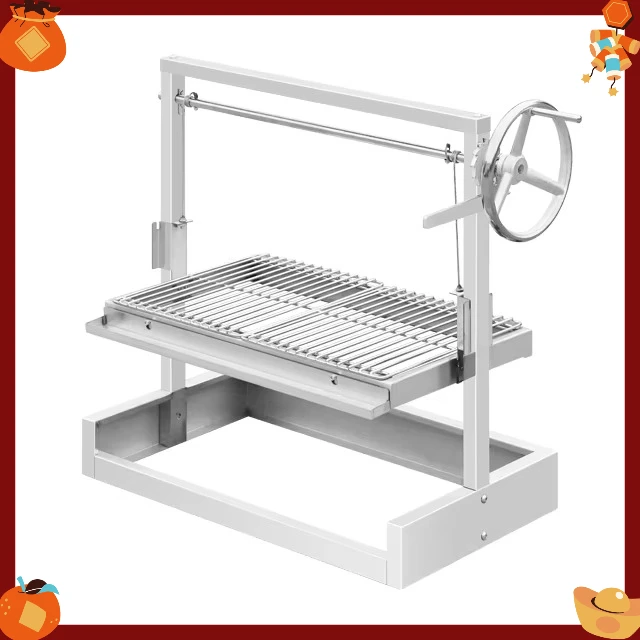 Grill Table Stainless Steel Cypriot Rotisserie BBQ Hand Operated LIft Charcoal Barbecue Machine
Grill Table Stainless Steel Cypriot Rotisserie BBQ Hand Operated LIft Charcoal Barbecue Machine