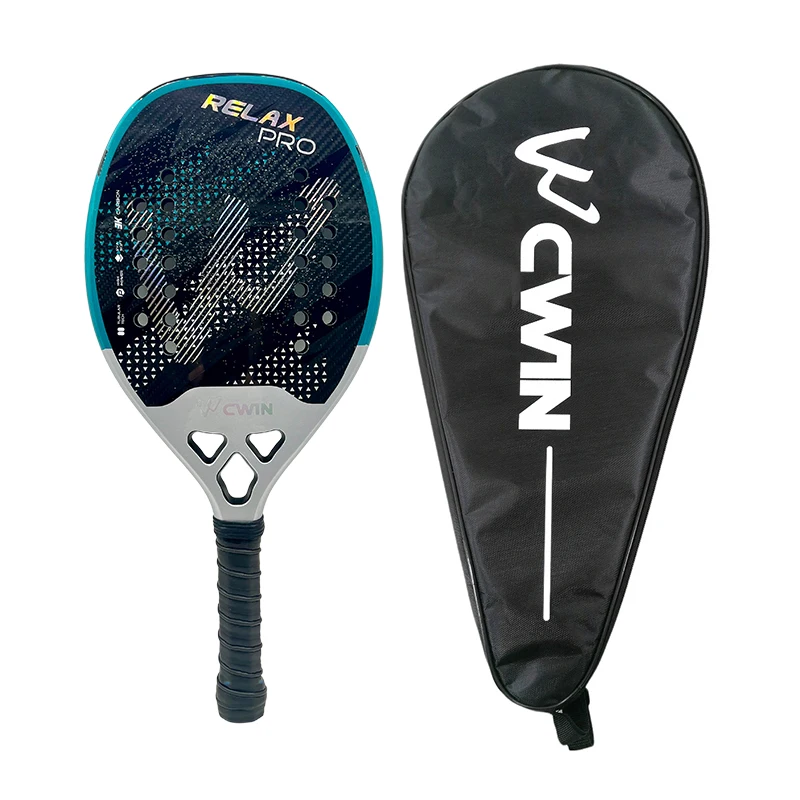 3K Carbon Beach Tennis Racquet Large Sweet Spot High Friction Surface Comfort Handle Beach Tennis Racket for Adult Players
3K Carbon Beach Tennis Racquet Large Sweet Spot High Friction Surface Comfort Handle Beach Tennis Racket for Adult Players