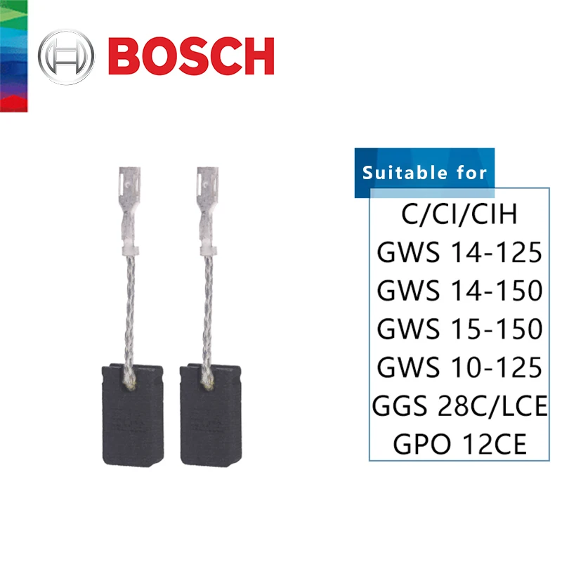 Карбоновые щетки для Bosch, оригинальная электрическая прямая шлифовальная машина серии GGS28, запасные части, запчасти для ремонта, электроинструменты
Карбоновые щетки для Bosch, оригинальная электрическая прямая шлифовальная машина серии GGS28, запасные части, запчасти для ремонта, электроинструменты