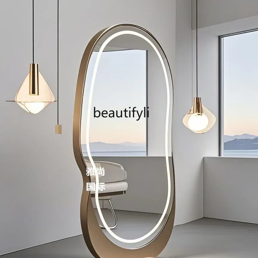 Hair Salon Mirror with Light, Full-Length Floor Mirror for Hair Cutting, Fashionable Salon Exclusive New Model
Hair Salon Mirror with Light, Full-Length Floor Mirror for Hair Cutting, Fashionable Salon Exclusive New Model