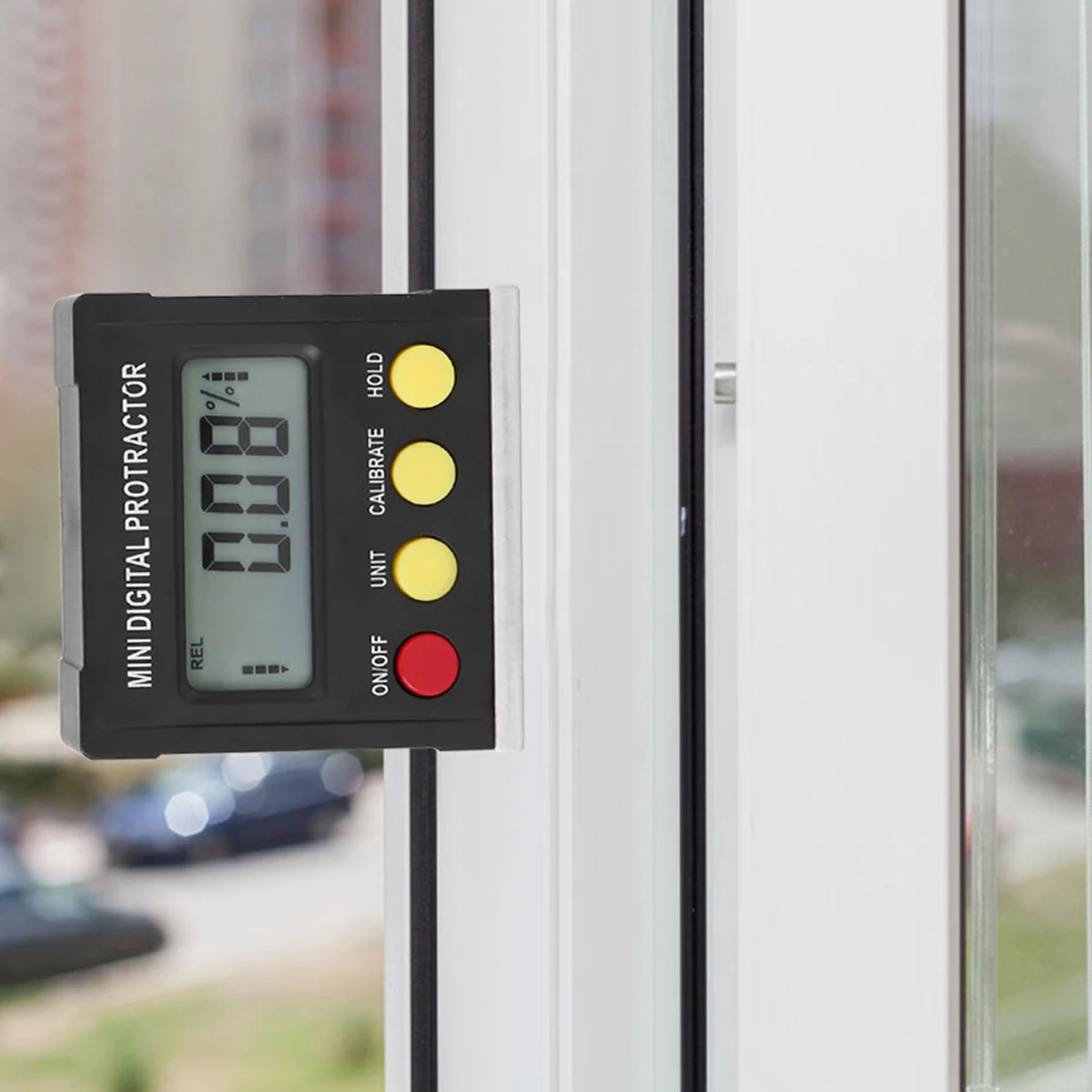 Mini Digital Display Inclinometer Inclination Box Goniometer Angle Meter No Included (Black)
Mini Digital Display Inclinometer Inclination Box Goniometer Angle Meter No Included (Black)