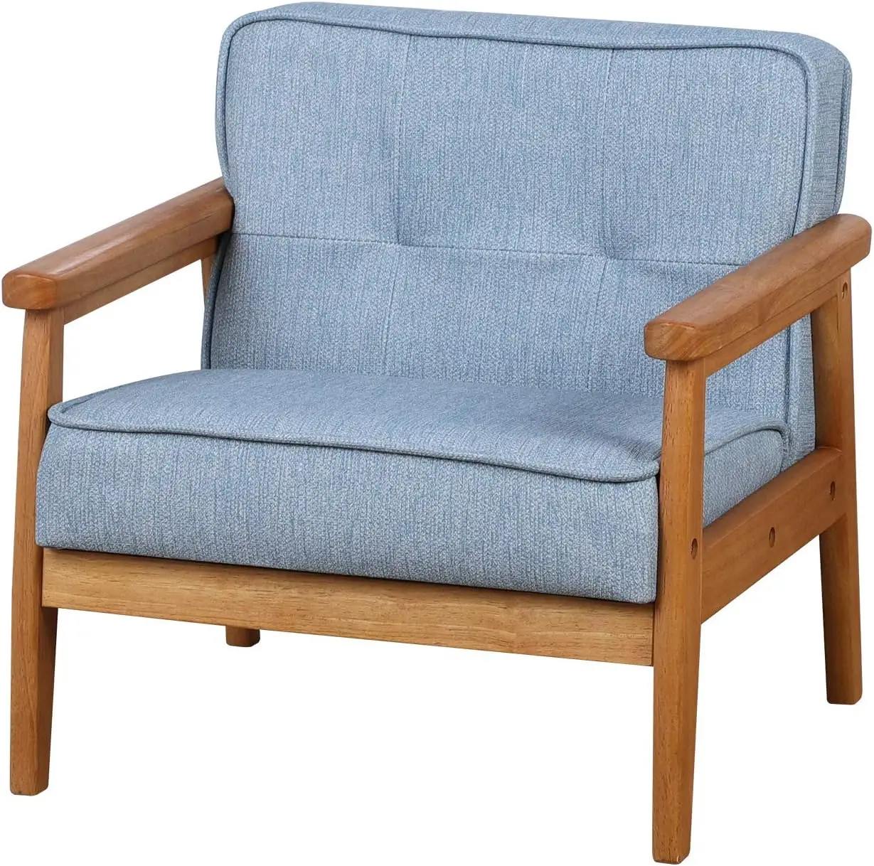 Children Armchair, Single Kid Sofa Chair with Solid Wood Structure and Linen Fabric for Kid Gift (Light Blue)
Children Armchair, Single Kid Sofa Chair with Solid Wood Structure and Linen Fabric for Kid Gift (Light Blue)
