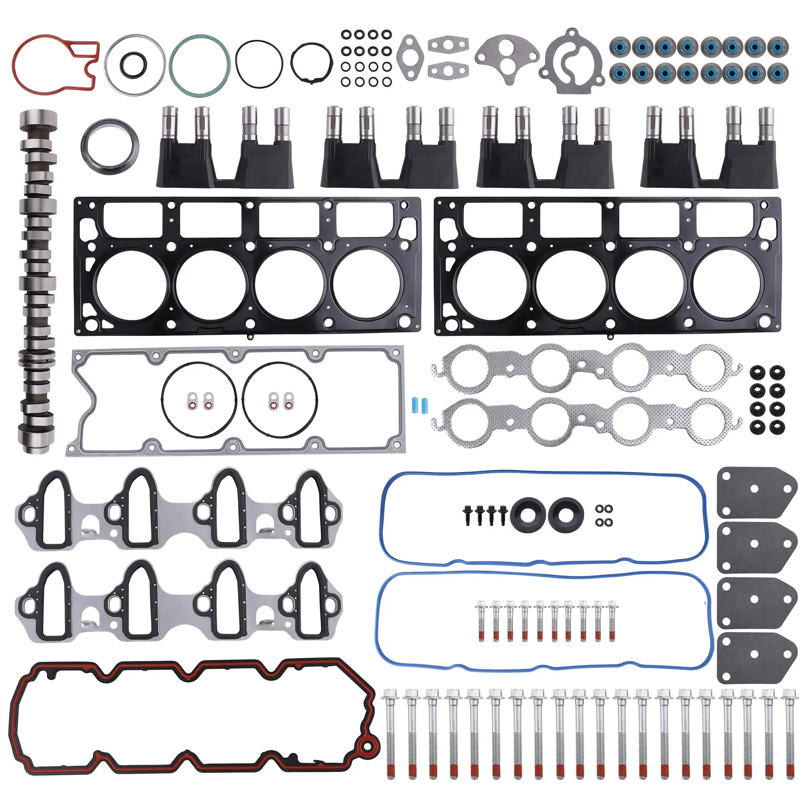 Lifters Camshaft Head Gasket Bolts Set For 07-13 Chevy Silverado GM Sierra 5.3L
Lifters Camshaft Head Gasket Bolts Set For 07-13 Chevy Silverado GM Sierra 5.3L