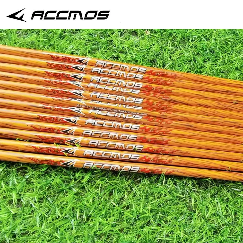 ACCMOS Wood Grain Pure Carbon Arrow Shaft ID4.2/6.2 spine 300-1000 Length 32in for Archery Shooting Hunting Training Recreation
ACCMOS Wood Grain Pure Carbon Arrow Shaft ID4.2/6.2 spine 300-1000 Length 32in for Archery Shooting Hunting Training Recreation