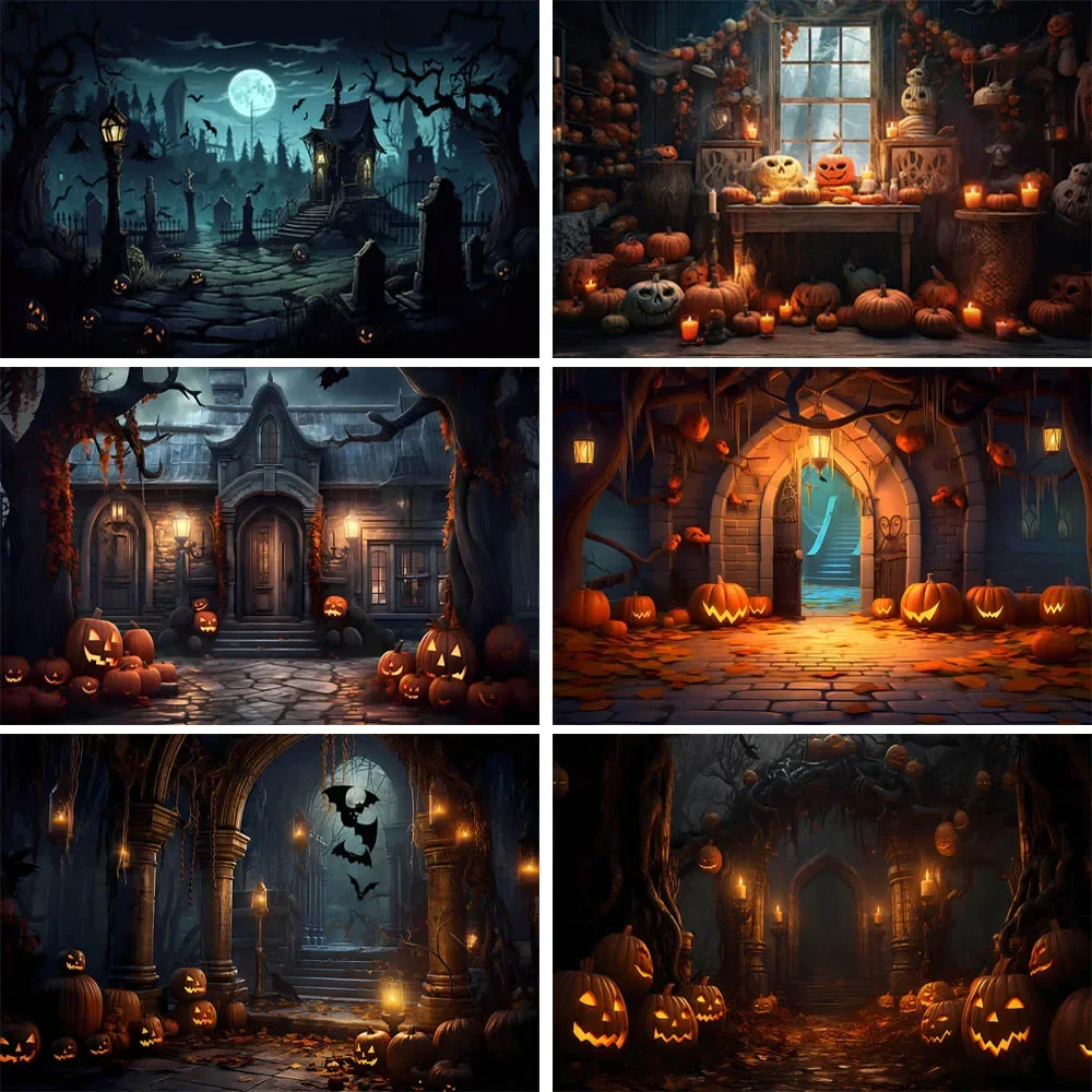 Halloween Party Backdrops Vintage Castle Skull Witch Photocall Baby Portrait Photography Background Photo Studio Decor Banner
Halloween Party Backdrops Vintage Castle Skull Witch Photocall Baby Portrait Photography Background Photo Studio Decor Banner