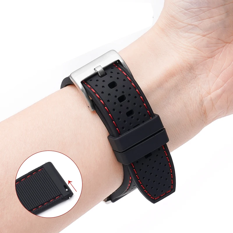 New Silicone Sports watchBand for Oris Seiko TIMEX Citizen WatchBand 20mm 22mm Silicone Tropic Strap men Smart Watch Strap
New Silicone Sports watchBand for Oris Seiko TIMEX Citizen WatchBand 20mm 22mm Silicone Tropic Strap men Smart Watch Strap