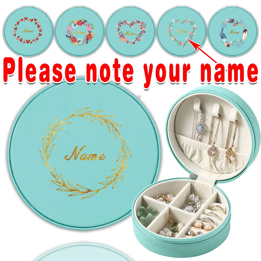 Customized Name Double Jewelry Storage Box Daily Earrings Necklace Display Case Portable Multifunctional Organizer PU Zipper Bag
Customized Name Double Jewelry Storage Box Daily Earrings Necklace Display Case Portable Multifunctional Organizer PU Zipper Bag
