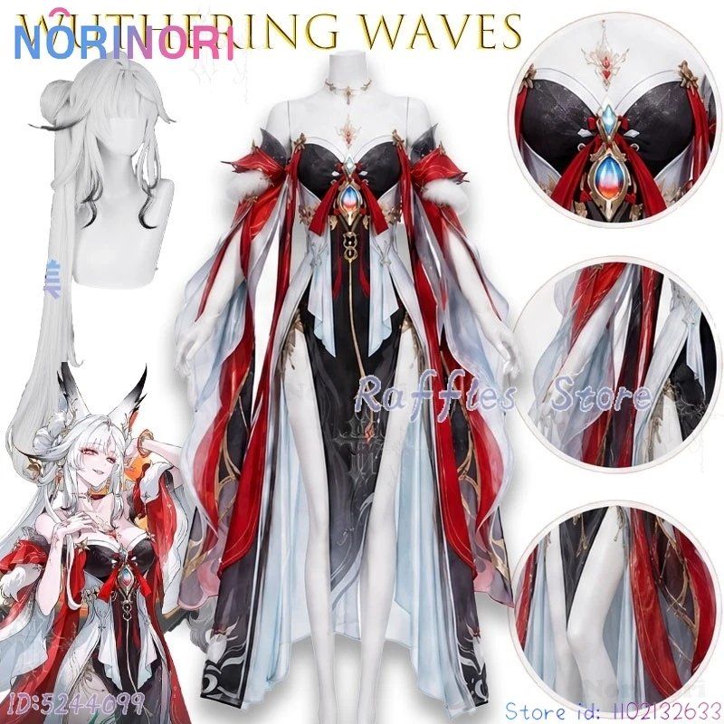 Game Wuthering Waves Moonveil Fox Cosplay Costume Moon Fox New Chinese Style Hanfu Halloween Party Roleplay Women Clothi
Game Wuthering Waves Moonveil Fox Cosplay Costume Moon Fox New Chinese Style Hanfu Halloween Party Roleplay Women Clothi