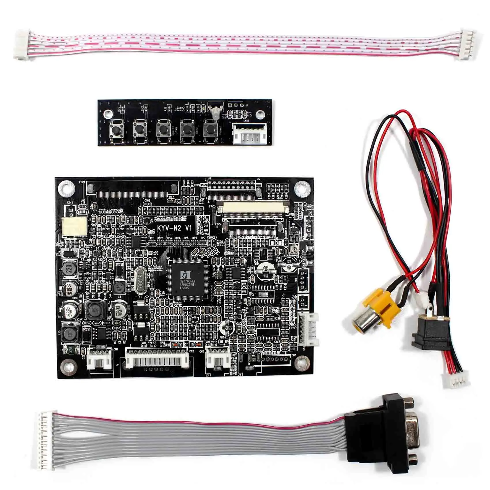 LCD Controller Board KYV N2 V1 For 50P 800x480 AT070TN92 LCD
LCD Controller Board KYV N2 V1 For 50P 800x480 AT070TN92 LCD