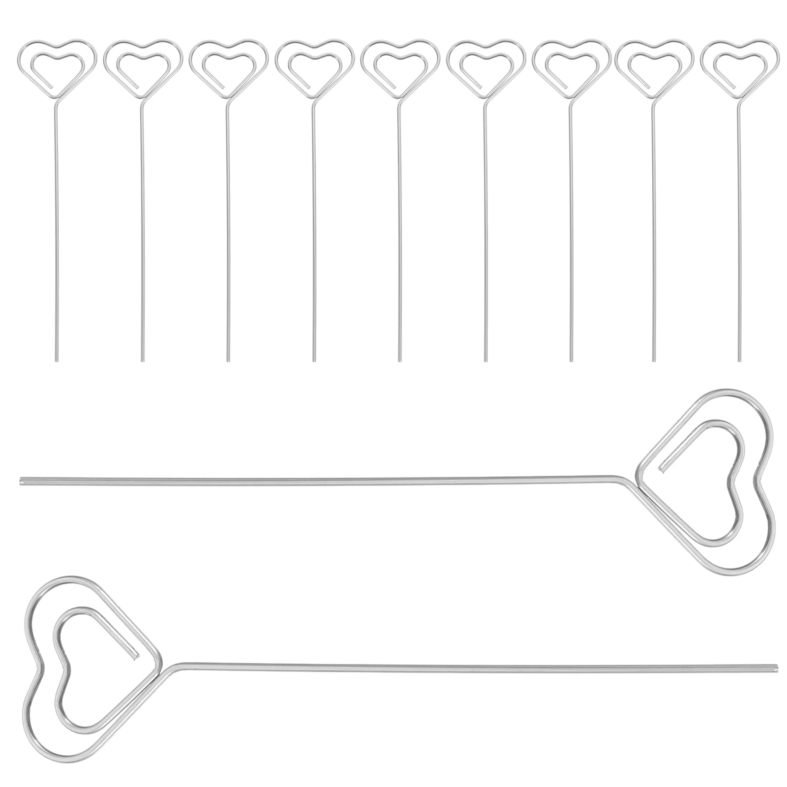 20 Pcs Memorandum Heart Shaped Note Holder Cake Clamp Iron Photo Picture Metal Floral Card Picks
20 Pcs Memorandum Heart Shaped Note Holder Cake Clamp Iron Photo Picture Metal Floral Card Picks