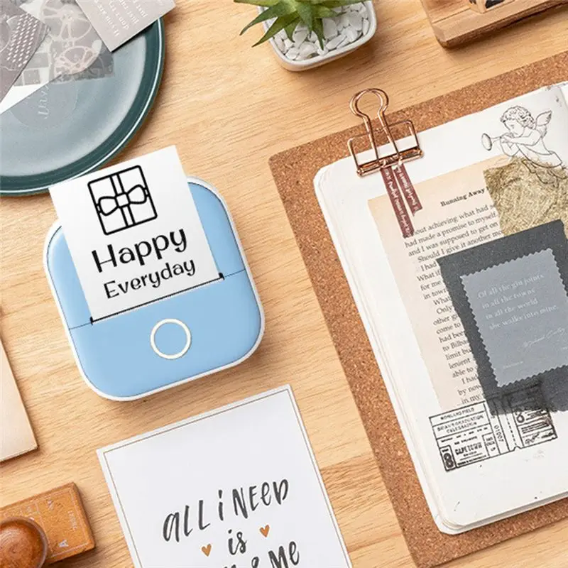 T69C! Mini Pocket Printer, New Portable Instantly Sticker Printer, Sticker Maker Pocket Thermal Printer (Blue)
T69C! Mini Pocket Printer, New Portable Instantly Sticker Printer, Sticker Maker Pocket Thermal Printer (Blue)