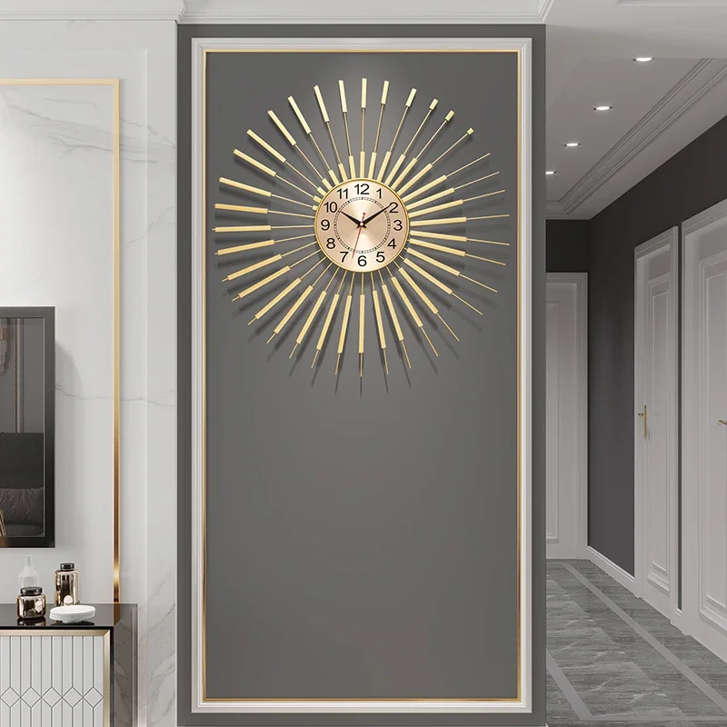 French Luxury Metal Wall Clock Silent Quartz Movement Modern Art Decor For Living Room Bedroom Clocks Entryway Home Design
French Luxury Metal Wall Clock Silent Quartz Movement Modern Art Decor For Living Room Bedroom Clocks Entryway Home Design