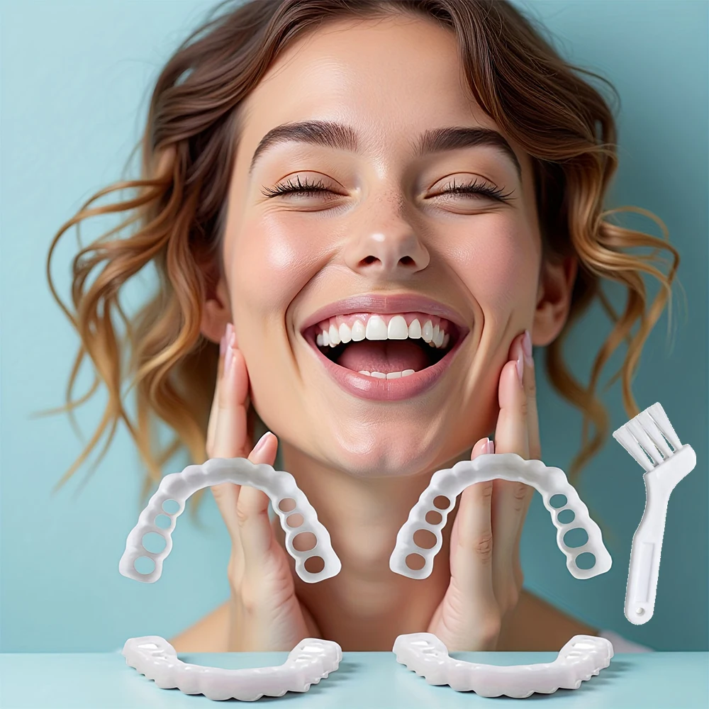 Washable Reusable Teeth Veneers, Instant Smile False Teeth Cover, Durable material for long term repeated use H2931
Washable Reusable Teeth Veneers, Instant Smile False Teeth Cover, Durable material for long term repeated use H2931