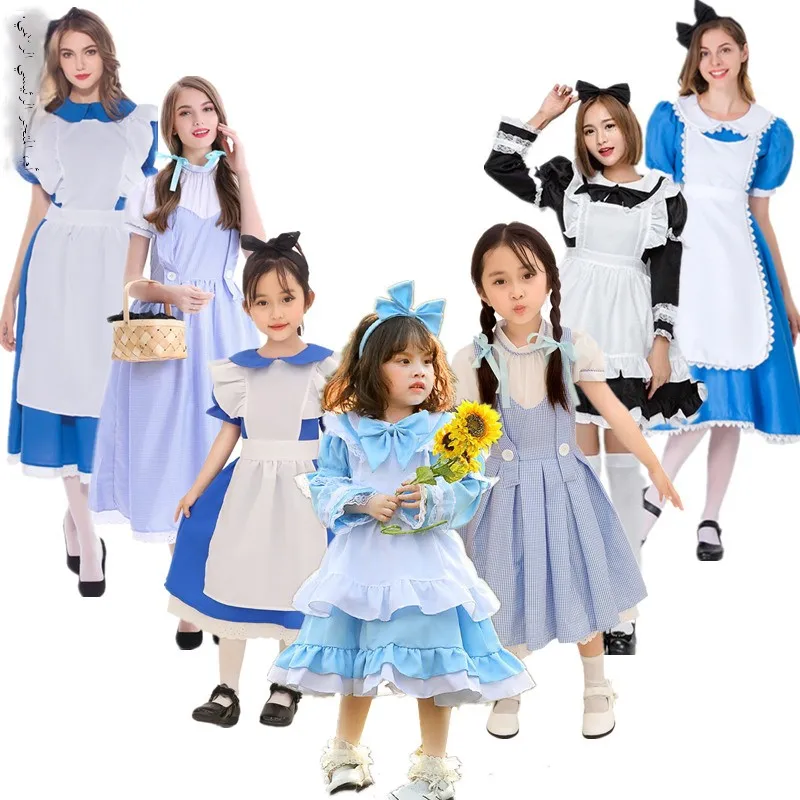 Halloween Alice in Wonderland Dress Adult Maid Costume Polyester Fiber Summer Collection Witchcraft Fairy Tale Theme
Halloween Alice in Wonderland Dress Adult Maid Costume Polyester Fiber Summer Collection Witchcraft Fairy Tale Theme
