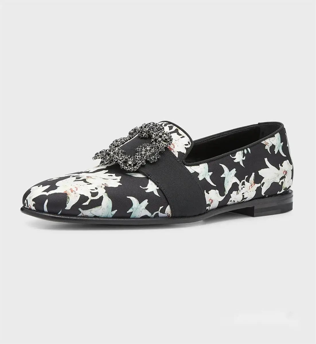 Fashion Rhinestone Flower Print Casual Men Shoes Slip On Loafers Men Soft Breathable Flats Shoes Breathable Slip-On Casual Shoes
Fashion Rhinestone Flower Print Casual Men Shoes Slip On Loafers Men Soft Breathable Flats Shoes Breathable Slip-On Casual Shoes