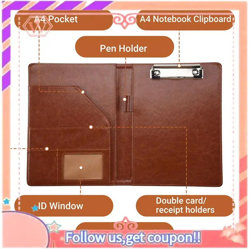 Upgraded A5 Document Bag File Folder Clipboard Business Office Financial School Supplies
Upgraded A5 Document Bag File Folder Clipboard Business Office Financial School Supplies