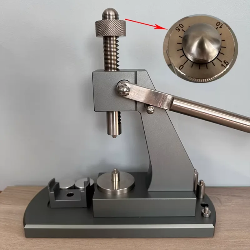 Updated 6173 Watch Back Case Press Tool Mineral Glass Crystal Presser Fitting Exquisite Watch Case Back Close for Precision Watc
Updated 6173 Watch Back Case Press Tool Mineral Glass Crystal Presser Fitting Exquisite Watch Case Back Close for Precision Watc