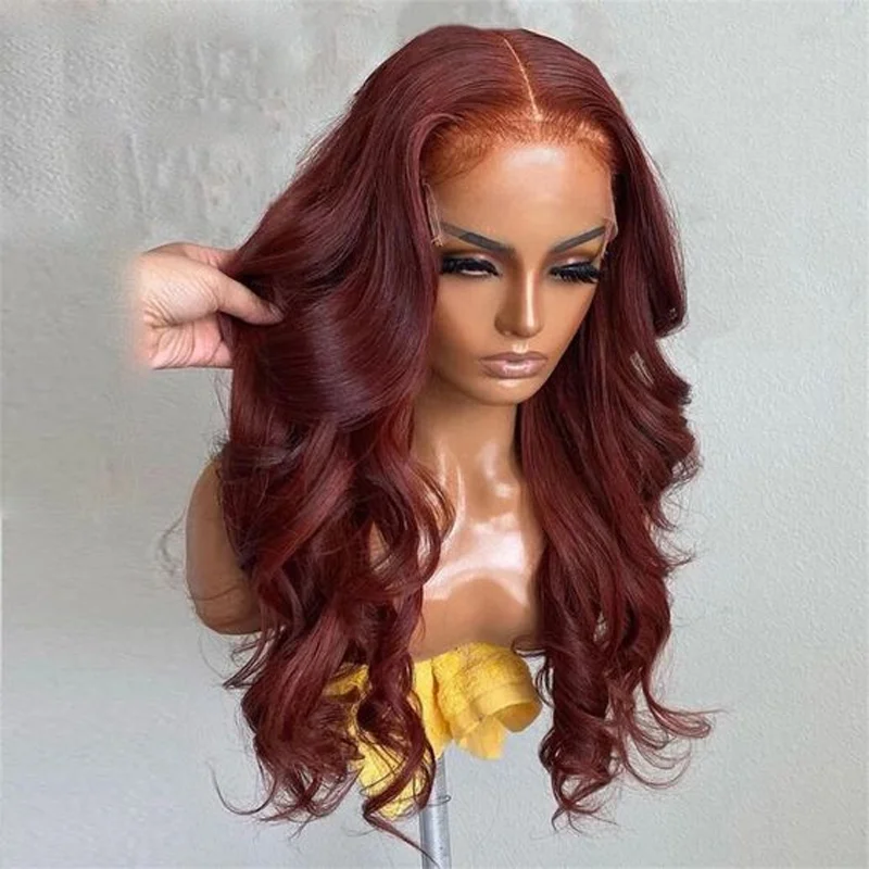 Long Soft 26Inch180%Density Wine Body wave Preplucked Glueless Lace Front Wig For Women With Babyhair Daily Cosplay
Long Soft 26Inch180%Density Wine Body wave Preplucked Glueless Lace Front Wig For Women With Babyhair Daily Cosplay