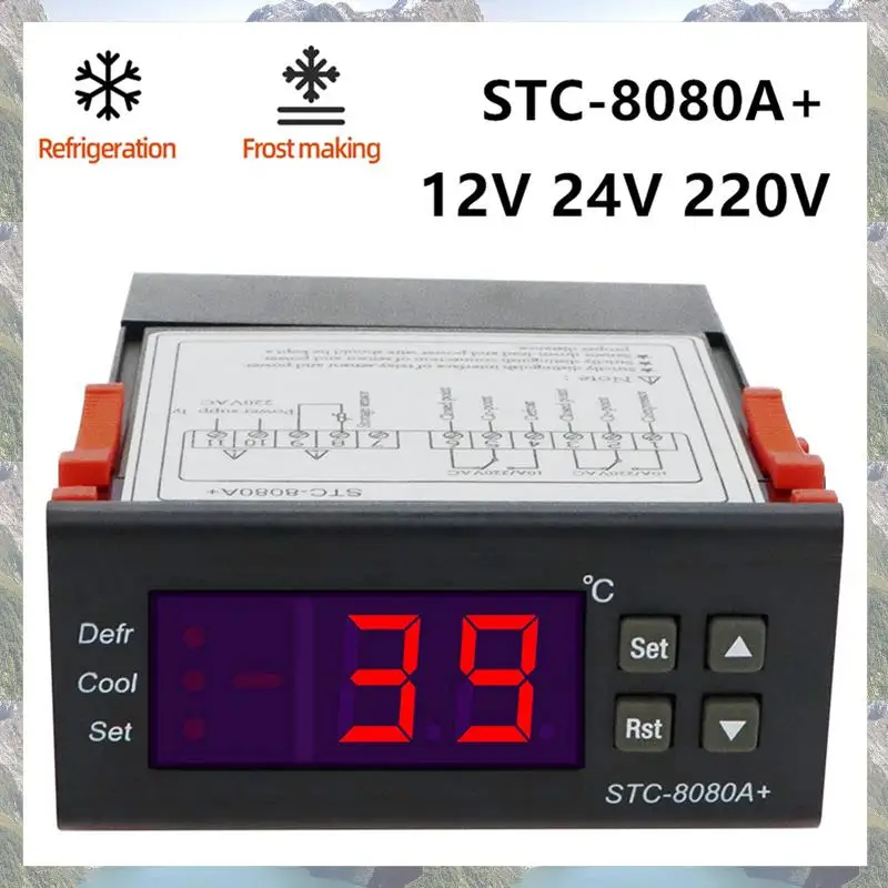 2025 Trend 2X STC-8080A+Digital Temperature Controller 220V Regulator Cold Storage Freezer Sensor Hygrometer 40%
2025 Trend 2X STC-8080A+Digital Temperature Controller 220V Regulator Cold Storage Freezer Sensor Hygrometer 40%