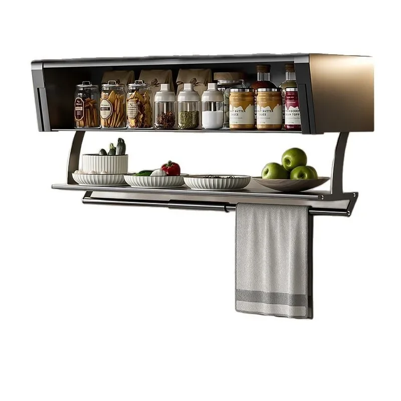 Vegetable preparation rack Seasoning basket Kitchen Aluminum alloy hanging cabinet Pull-down rack Storage basket Storage drawer
Vegetable preparation rack Seasoning basket Kitchen Aluminum alloy hanging cabinet Pull-down rack Storage basket Storage drawer