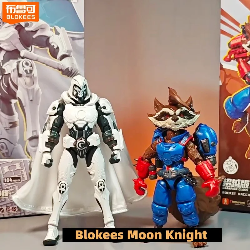 Genuine Blokees Marvel Toys Moon Knight Action Figure Rocket Raccoon Assembly Model Kit Champion Class Gifts For Collector
Genuine Blokees Marvel Toys Moon Knight Action Figure Rocket Raccoon Assembly Model Kit Champion Class Gifts For Collector